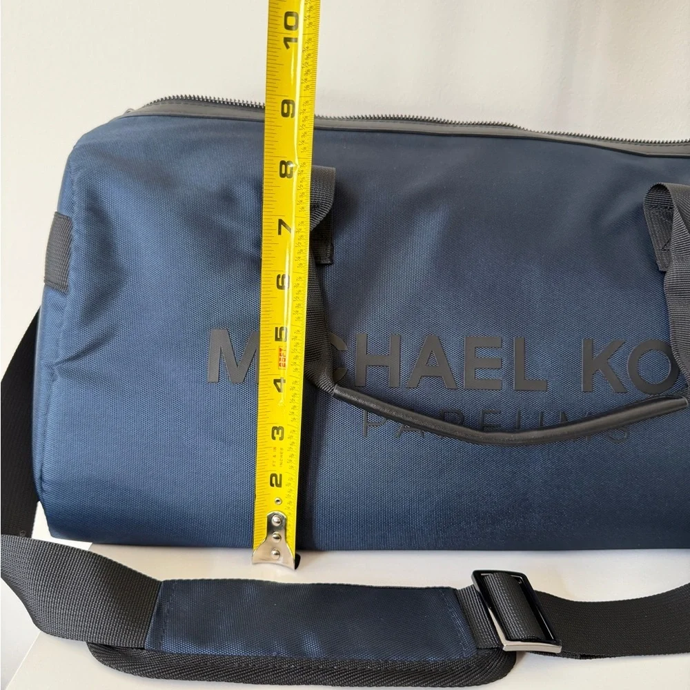 New Michael Kors Duffle Bag Gym Travel Blue 18*9 - Picture 8 of 12